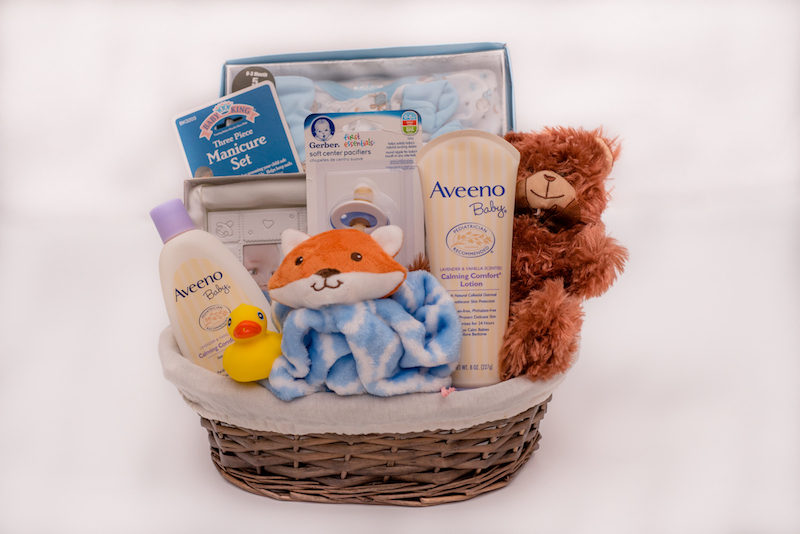 Deluxe Baby Boy Basket