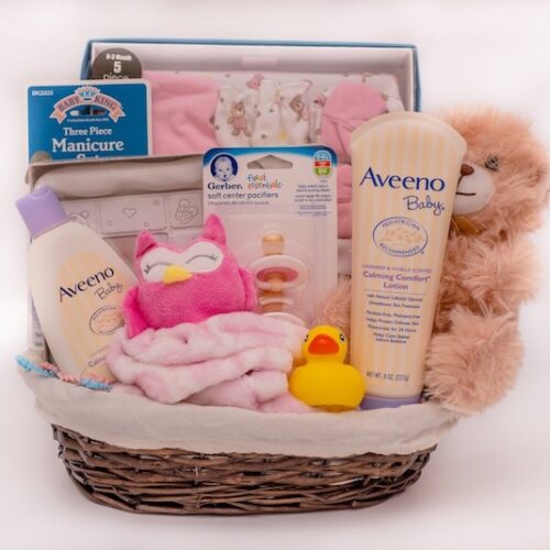 Deluxe Baby Girl Basket