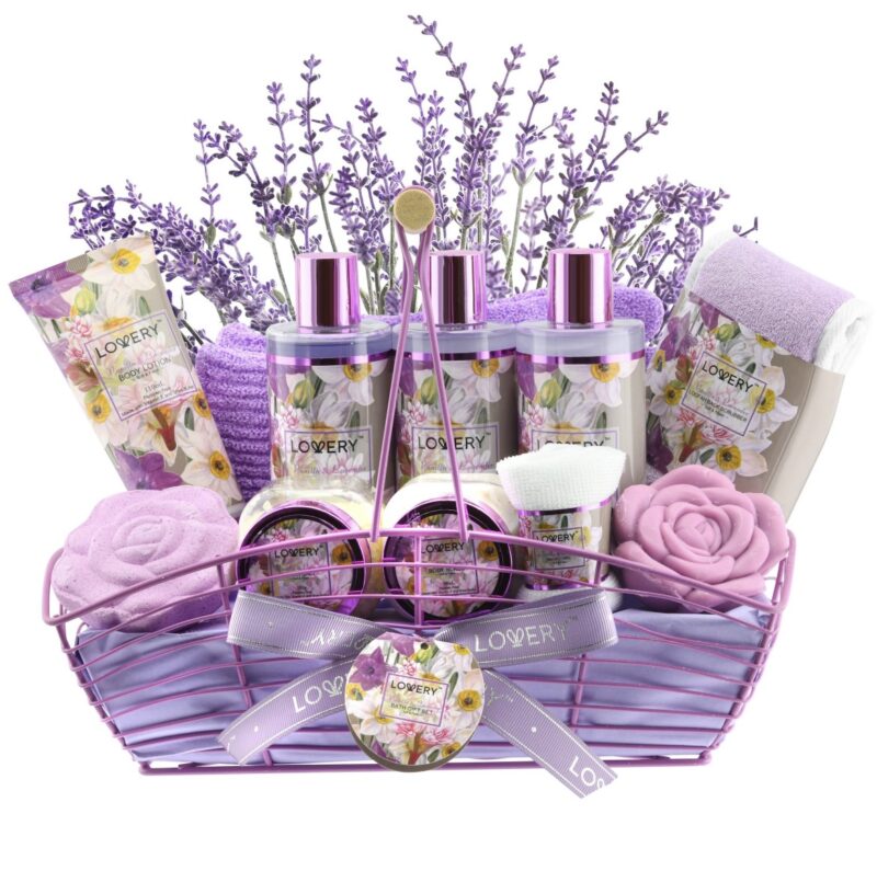 Lavender Lilac Spa Basket